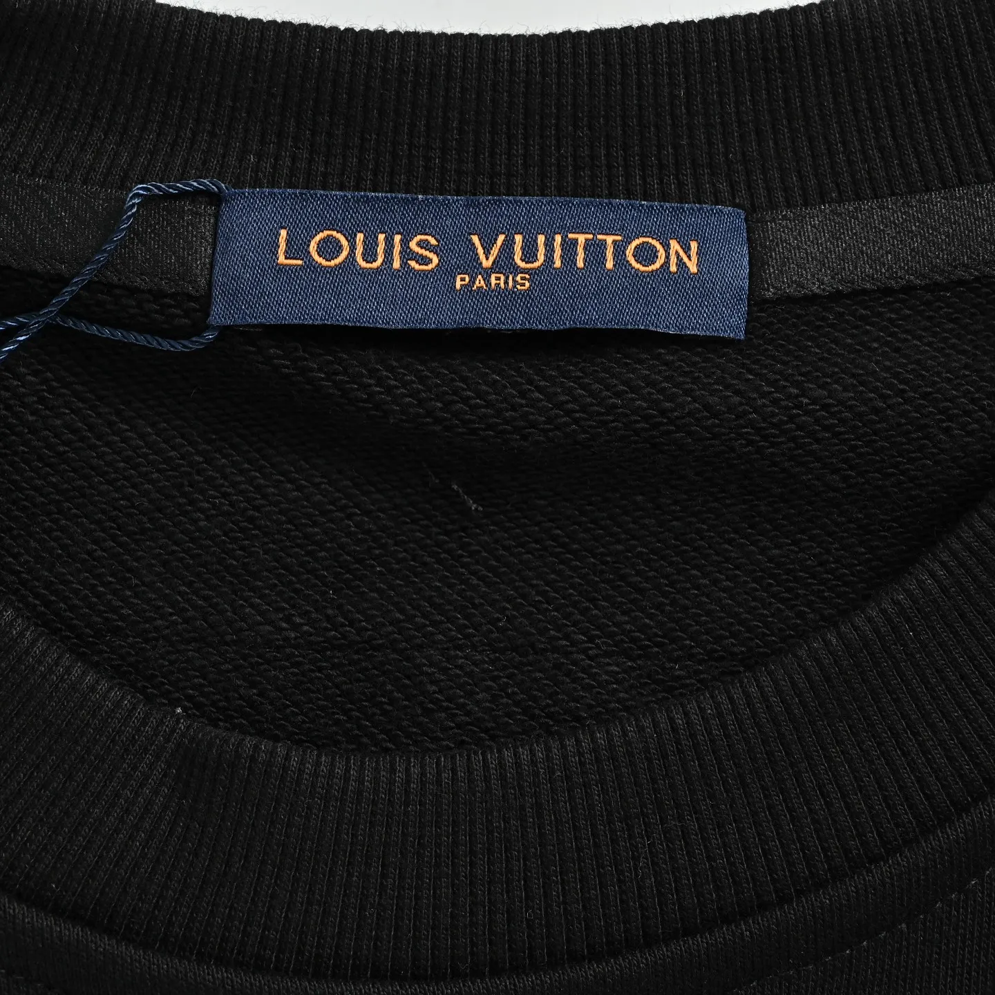Louis Vuitton/Louis Vuitton 25Fw neckline signature crew neck sweatshirt